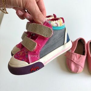 Baby Toms (size 3) & See Kai Run (size 4) Shoes